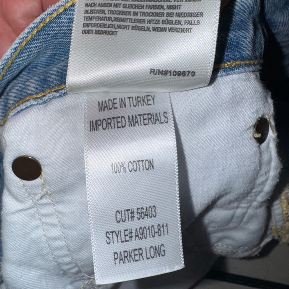 AGOLDE Women's Vintage Parker Shorts 34 - Picture 4 of 5